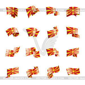 Macedonia flag, - vector image