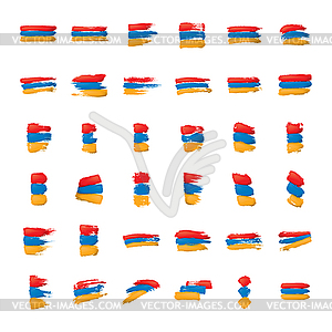 Armenia flag, - vector image