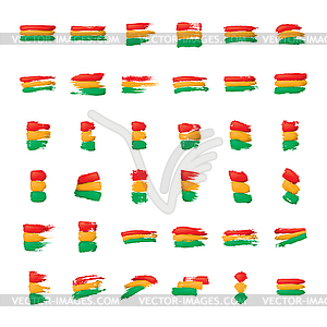 Флаг Боливии, - изображение в формате EPS