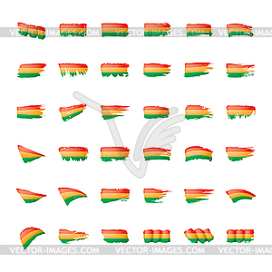 Bolivia flag, - vector clip art