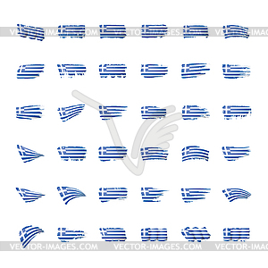 Greece flag, - vector image