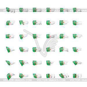 Algeria flag, - vector clipart