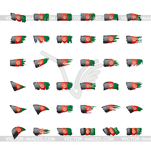 Afghanistan flag, - vector clipart / vector image