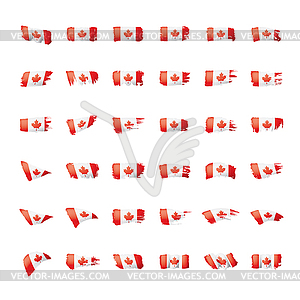 Canada flag, - vector image