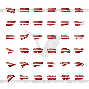 Latvia flag,  - vector image