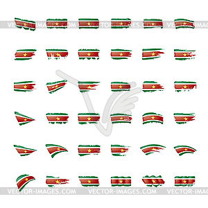 Suriname flag,  - vector image