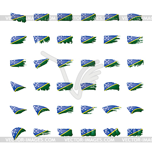 Solomon Islands flag, - royalty-free vector image