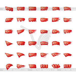 Turkey flag,  - vector clipart