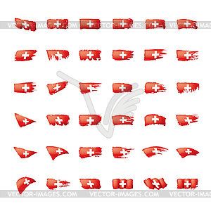 Switzerland flag,  - vector image