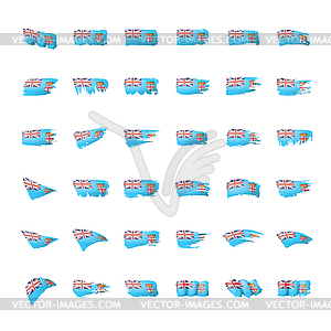 Fiji flag,  - vector clipart / vector image