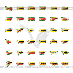 Zimbabwe flag,  - vector image