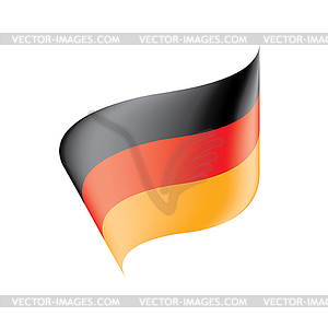 Germany flag, - vector clip art