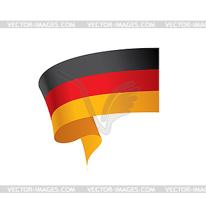 Germany flag, - vector clip art