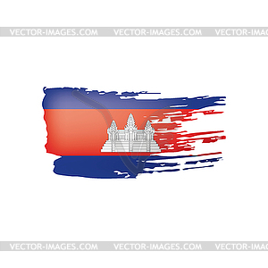 Cambodia flag,  - vector image