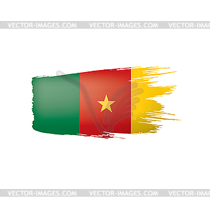 Cameroon flag,  - vector clip art