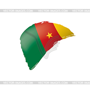 Cameroon flag, - vector clipart