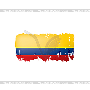 Colombia flag,  - vector clipart