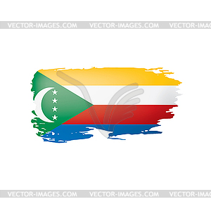 Comoros flag,  - vector image