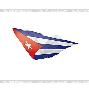 Флаг Кубы, - изображение векторного клипарта