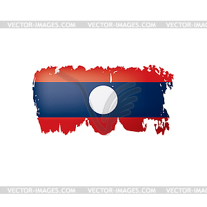 Laos flag,  - vector image