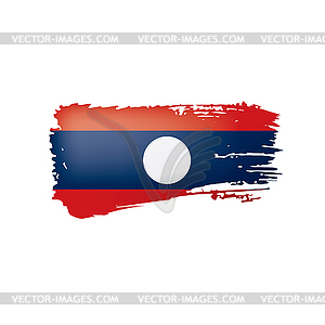 Laos flag,  - vector image