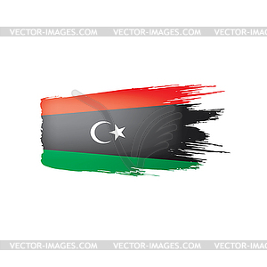 Libya flag, - vector clipart