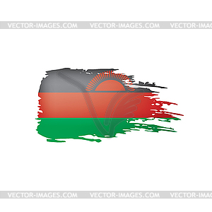 Malawi flag,  - vector image