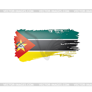 Mozambique flag, - vector clipart