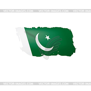 Pakistan flag,  - vector clipart