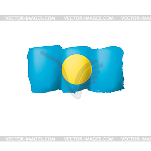 Palau flag,  - vector clipart / vector image