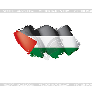 Палестинский флаг, - клипарт в векторном виде