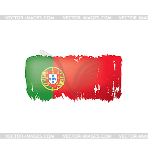 Portugal flag,  - vector clip art