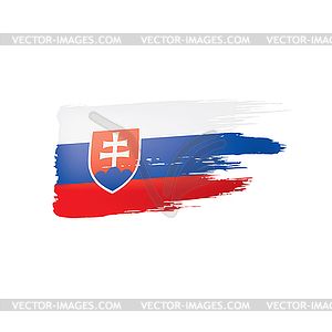 Флаг Словакии, - векторизованный клипарт