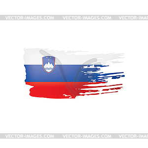 Флаг Словении, - векторный графический клипарт