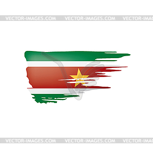 Suriname flag,  - vector image