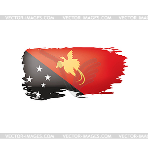 Papua New Guinea flag,  - vector clipart