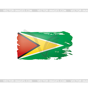 Флаг Гайаны, - клипарт в векторном формате