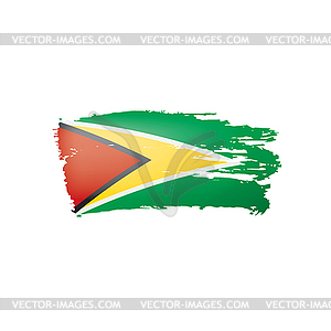 Guyana flag, - vector clipart / vector image