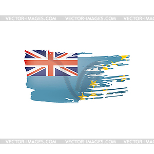 Tuvalu flag,  - vector image