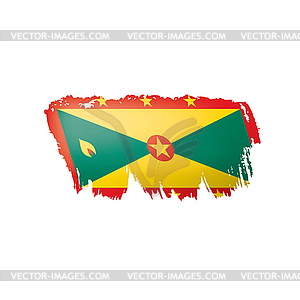 Grenada flag,  - vector clipart