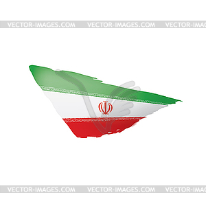 Iran flag,  - color vector clipart