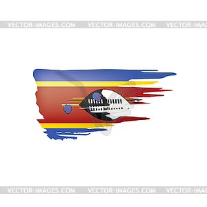 Swaziland flag,  - vector clipart