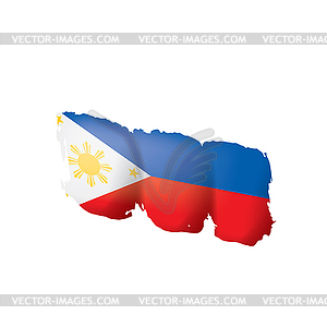 Philippines flag,  - vector clip art