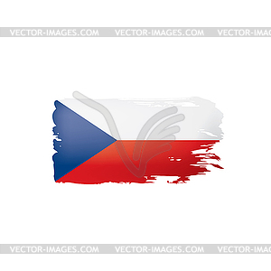 Czechia flag,  - vector clipart