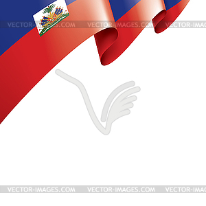 Haiti flag, - vector image