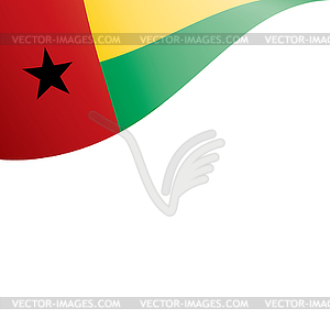 Флаг Гвинеи-Бисау, - стоковый клипарт