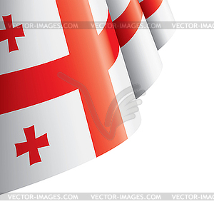 Georgia flag, - vector clip art