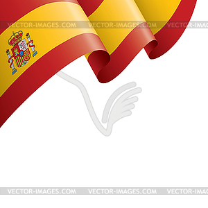 Испанский флаг, - клипарт в векторном формате