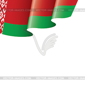 Белорусский флаг, - векторный графический клипарт