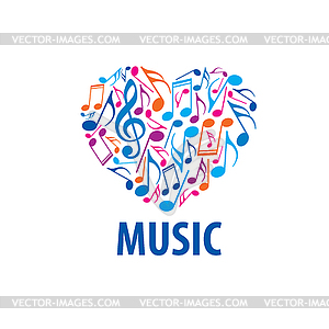 Sign music. musical notes - vector EPS clipart